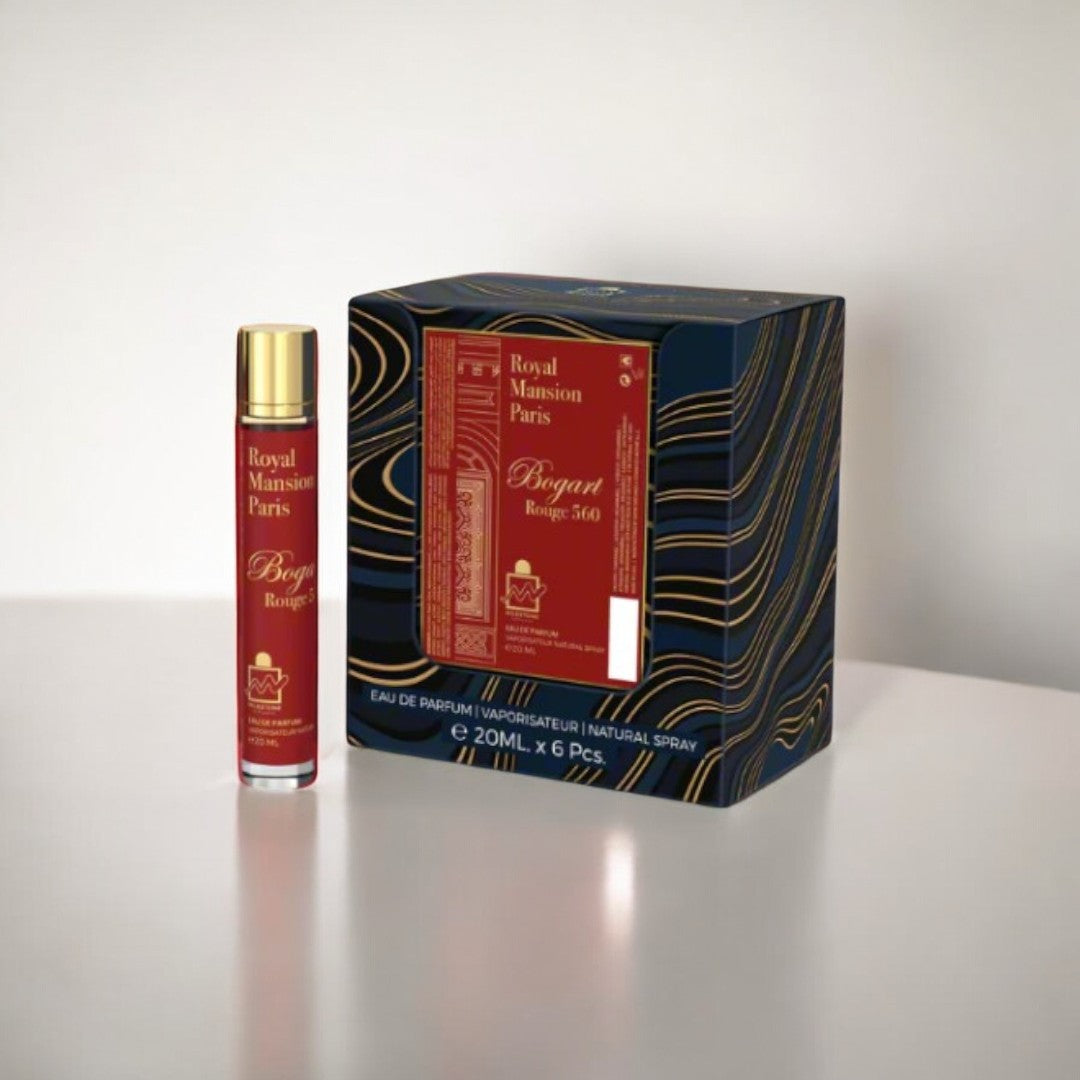 Bogart Rouge Eau De Parfum 5x 20ml Plus 1 Free Tester