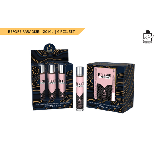 Before Paradise Eau De Parfum 5x 20ml Plus 1 Free Tester