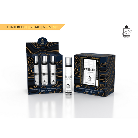 L'Intercode Eau De Parfum 5x 20ml Plus 1 Free Tester