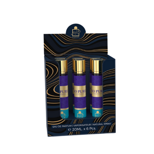 So Pure  Eau De Parfum 5x 20ml Plus 1 Free Tester