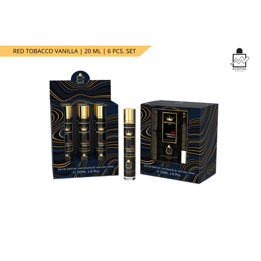 Red Tobacco Vanilla  Eau De Parfum 5x 20ml Plus 1 Free Tester