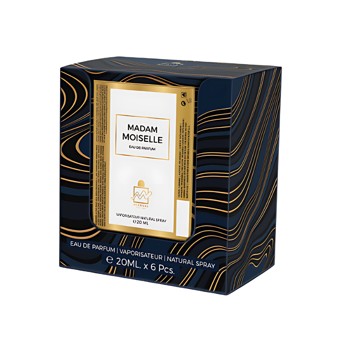 Madam Moiselle  Eau De Parfum 5x 20ml Plus 1 Free Tester