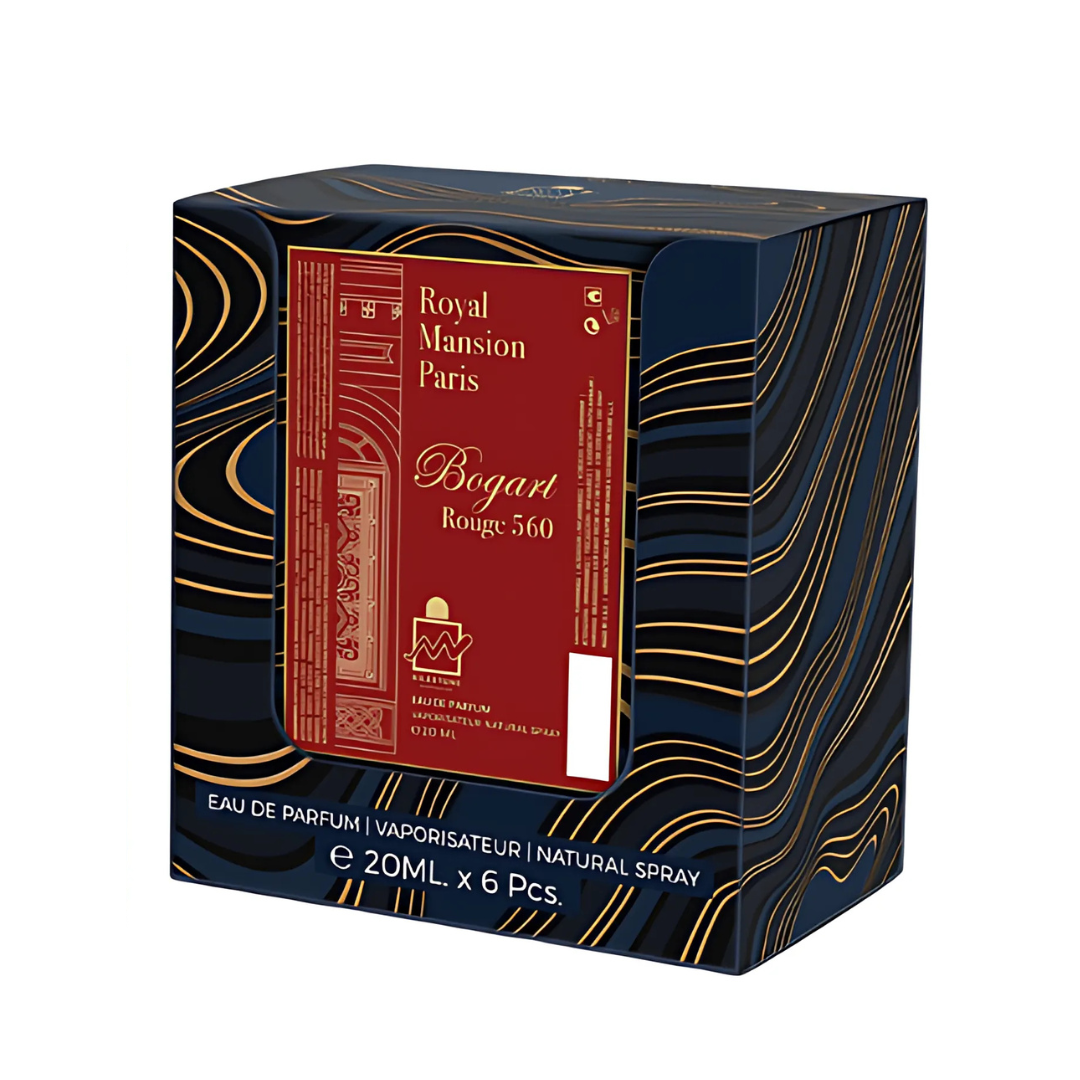 Bogart Rouge  Eau De Parfum 5x 20ml Plus 1 Free Tester