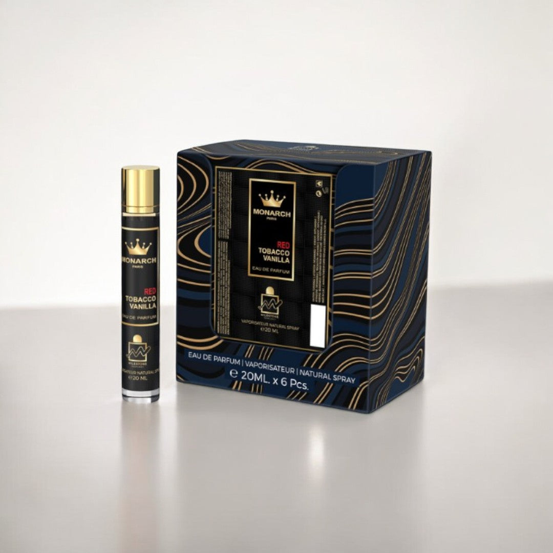 Red Tobacco Vanilla  Eau De Parfum 5x 20ml Plus 1 Free Tester