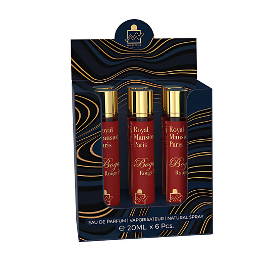 Bogart Rouge  Eau De Parfum 5x 20ml Plus 1 Free Tester