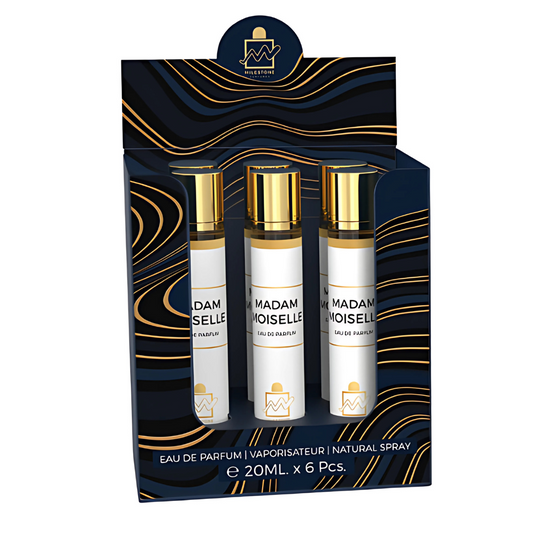 Madam Moiselle  Eau De Parfum 5x 20ml Plus 1 Free Tester