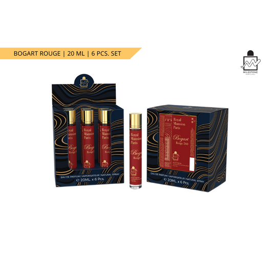 Bogart Rouge  Eau De Parfum 5x 20ml Plus 1 Free Tester