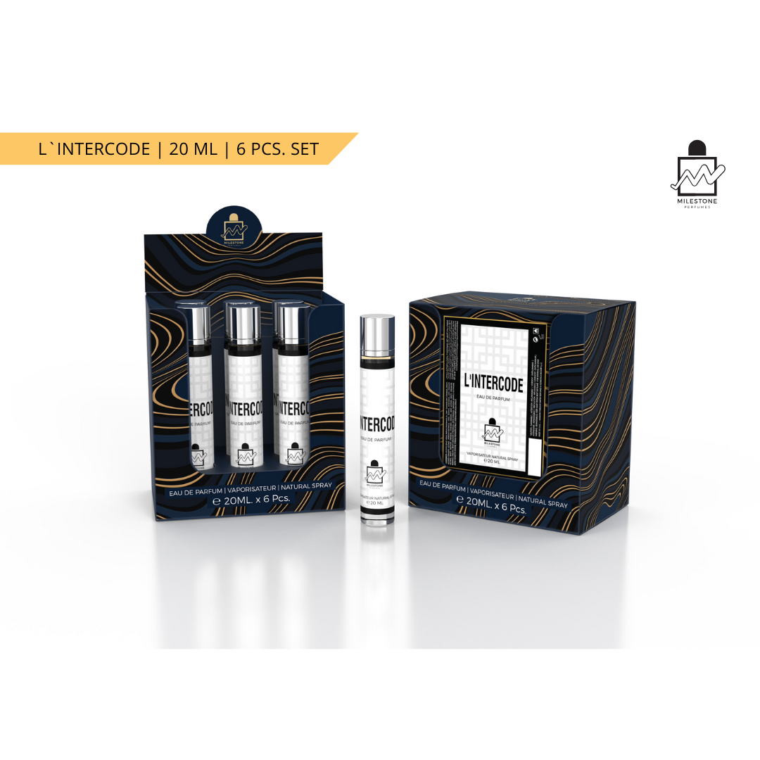 L'Intercode  Eau De Parfum 5x 20ml Plus 1 Free Tester