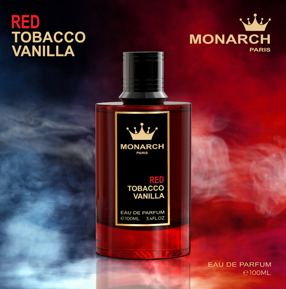 Monarch Red Tobacco Vanilla Unisex  100ML